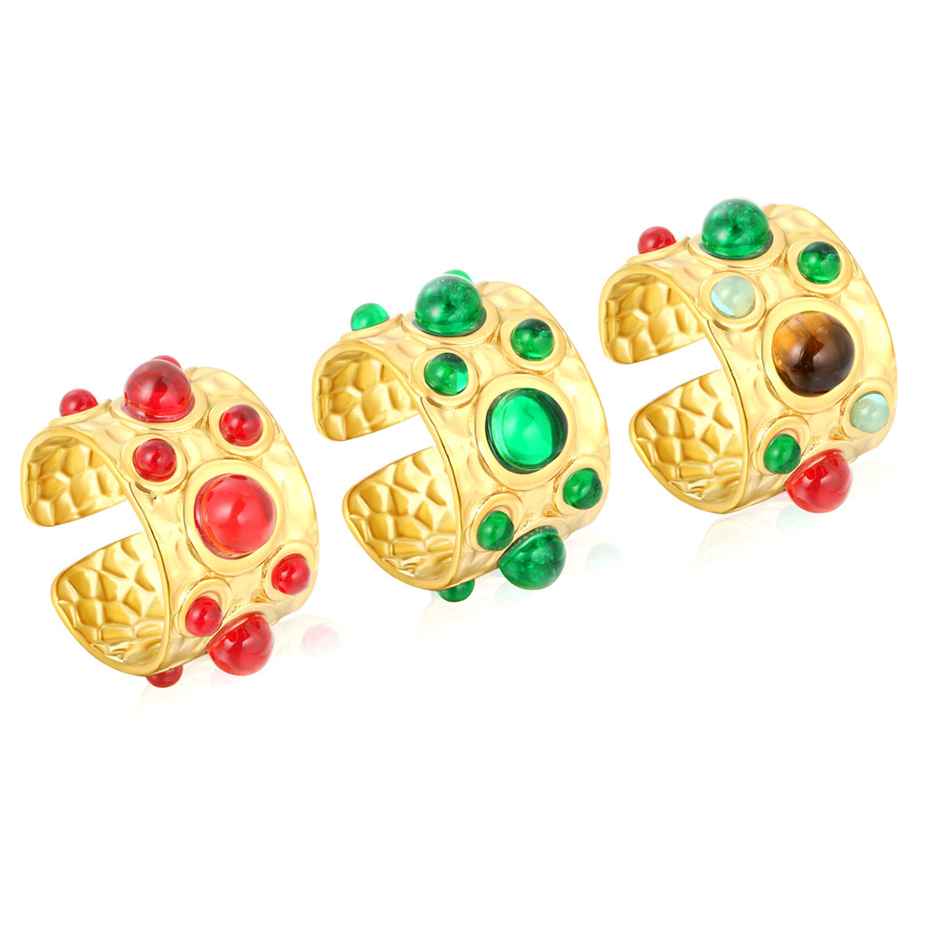 Damen Ring mit kunstvollem Design und funkelnden Kristallen Shop Nory