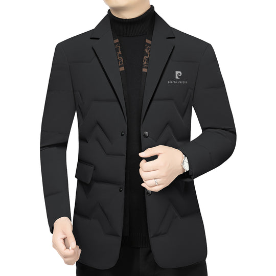 Herren Gepolstertes Business-Sakko mit gesteppter Optik und Notch-Revers Shop Nory