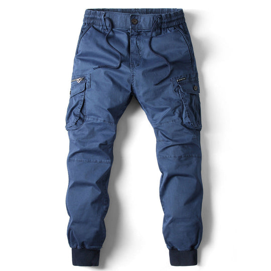 Herren Cargo-Jogginghose mit verstellbarem Bund und praktischen Taschen