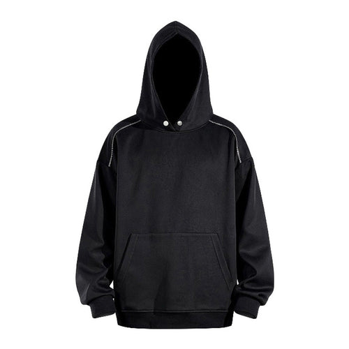 Herren Oversize-Kapuzenpullover mit Kängurutasche und Raglanärmeln Shop Nory