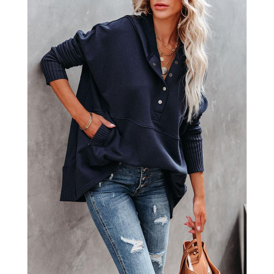 Damen Oversized Kapuzenpullover