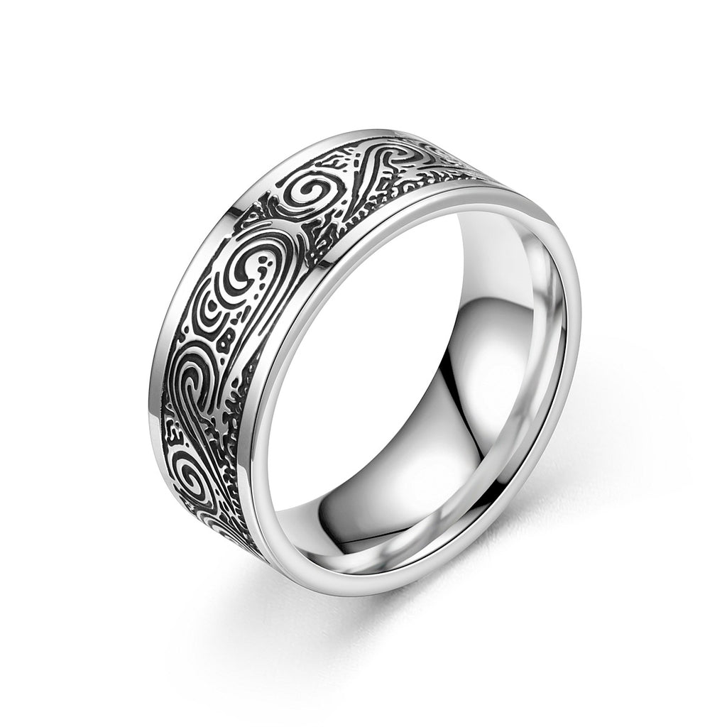 Herren Ring mit kunstvollem Ornamentdesign Shop Nory