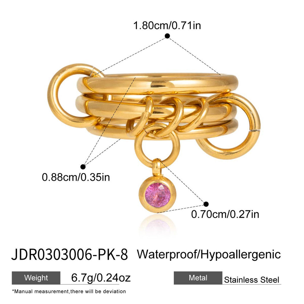 Damen Armband mit grünem Kristallanhänger und wasserfestem Design Shop Nory