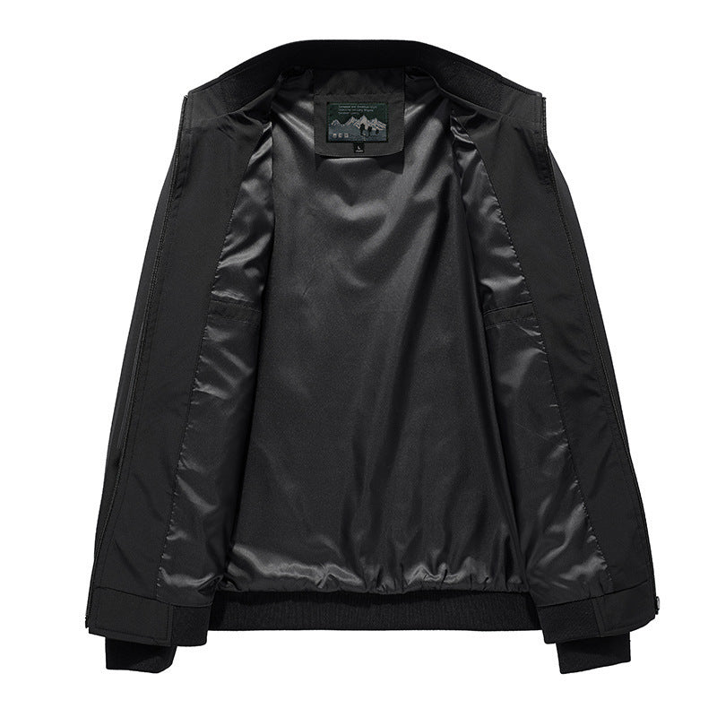 Herren Leichter Softshell-Bomber mit reflektierenden Ärmeldetails und hohem Stehkragen Shop Nory