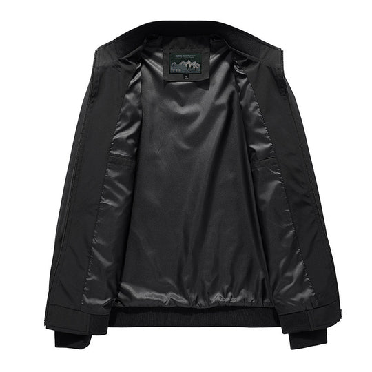 Herren Leichter Softshell-Bomber mit reflektierenden Ärmeldetails und hohem Stehkragen Shop Nory