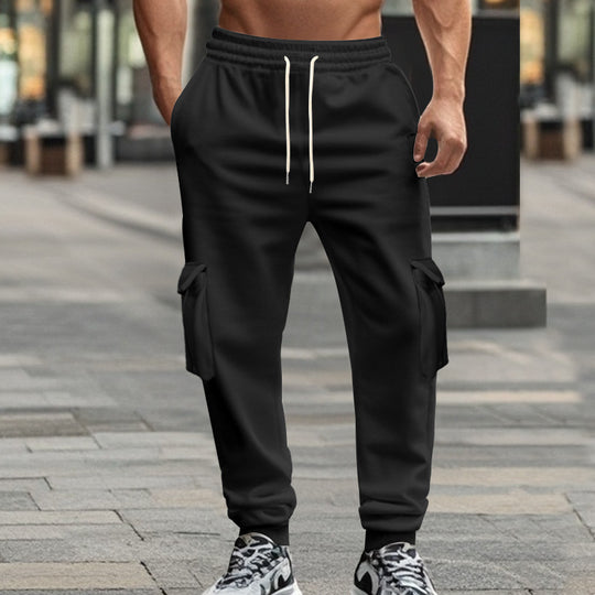 Herren nan Utility-Joggerhose mit seitlichen Klappentaschen, Kordelzugbund und konischer Passform Shop Nory