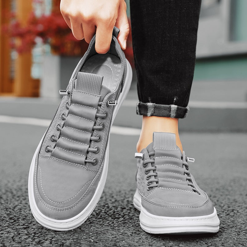 Herren Leichte Sneaker mit niedrigem Schnitt, geprägtem Muster, luftgepolsterter Sohle und gepolstertem Einstieg Shopy Nory