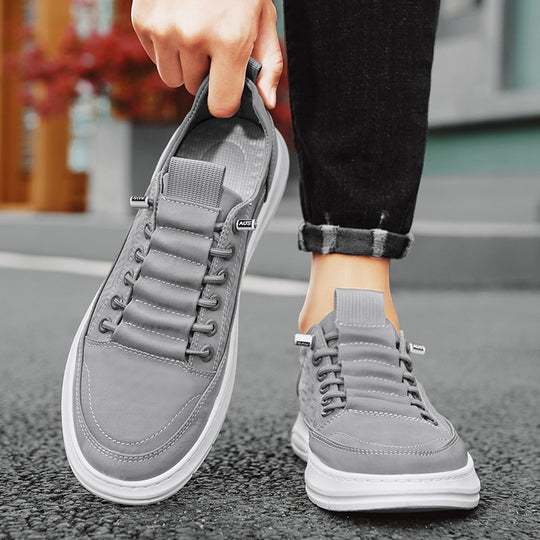 Herren Leichte Sneaker mit niedrigem Schnitt, geprägtem Muster, luftgepolsterter Sohle und gepolstertem Einstieg Shopy Nory