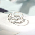 Damen Offener Ring mit ansprechendem Bambusdesign Shop Nory
