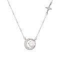 Damen Halskette mit elegantem Mond- und Sternanhänger Shop Nory