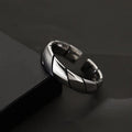 Damen Offener Edelstahlring mit modernem Spiral-Design Shop Nory