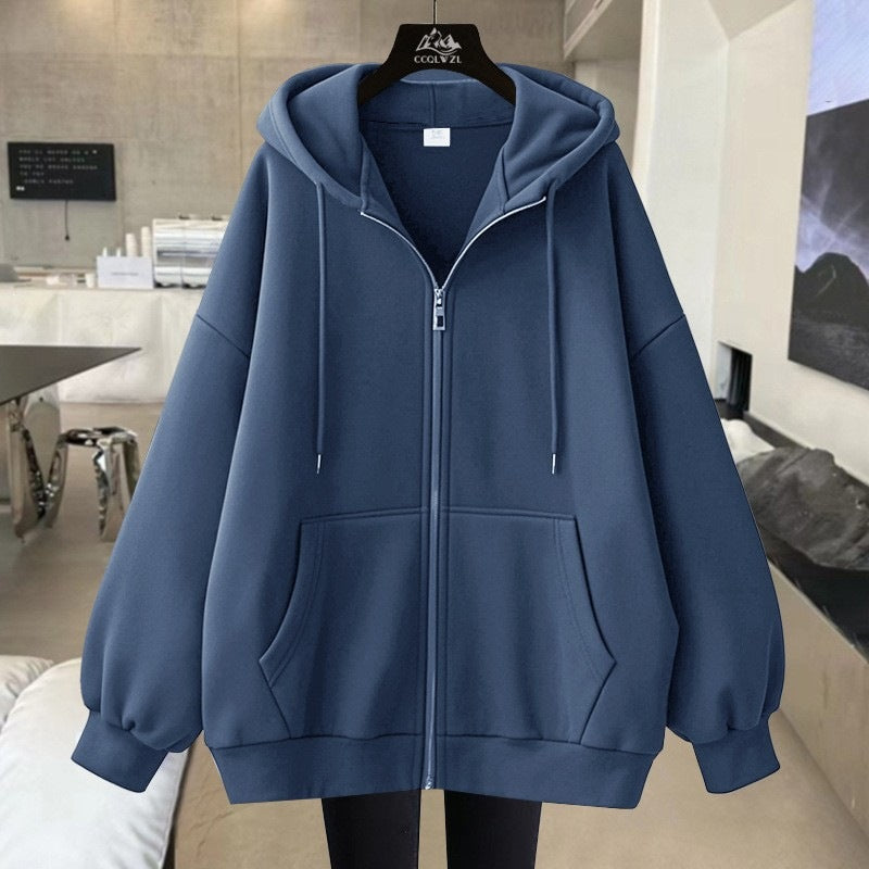 Herren nan leichter taillierter Reißverschluss-Kapuzenpullover mit flachen Nähten und Kängurutasche Shop Nory