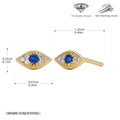 Damen Ohrstecker mit buntem Zirkonia-Shop Nory