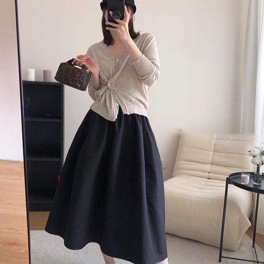 Damen Modische und elegante Faltenrock Shop Nory