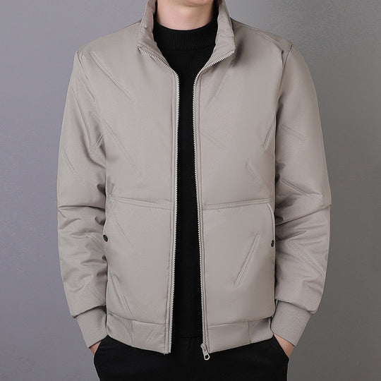 Herren Technische Kurzjacke im Urban-Bomberstil mit Stehkragen und verdeckten Taschen Shop Nory