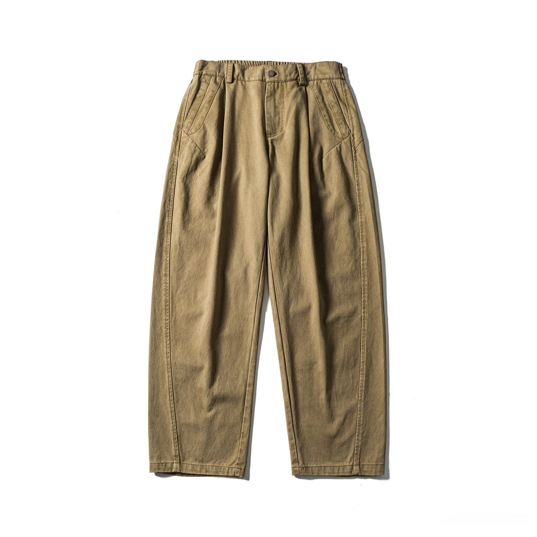 Damen High‑Waist Relaxed‑Fit Utility‑Hose mit Nahtpaneelen und elastischem Bund Shop Nory