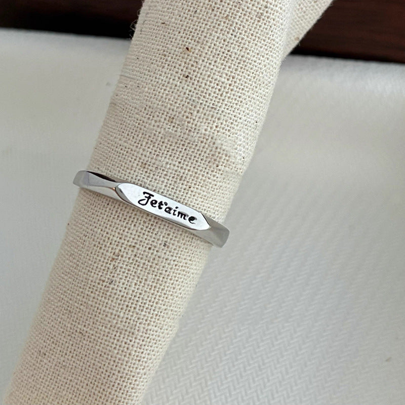 Damenring mit inspirierendem Schriftzug Shop Nory