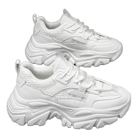 Damen Chunky Sneakers mit dämpfender Sohle und atmungsaktivem Obermaterial
