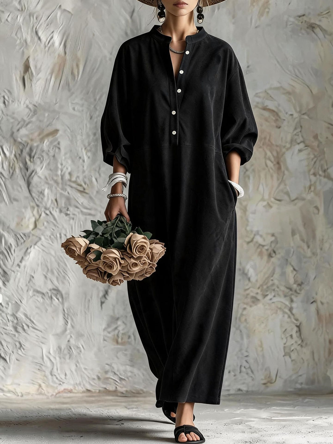Damen Lässiges Maxikleid Shop Nory