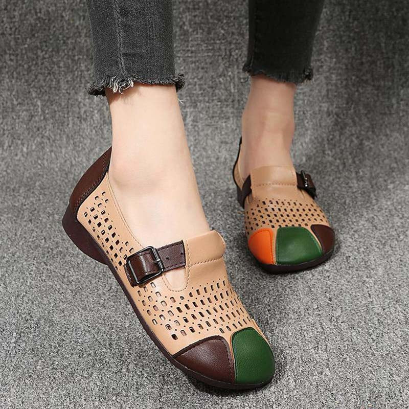 Luftige Damensandalen mit Schnalle – Zoë