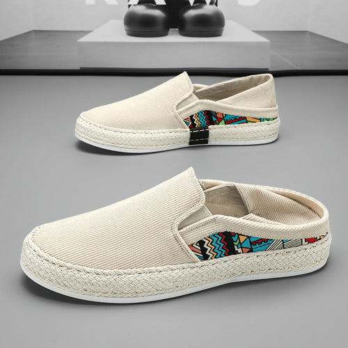 Damen modische und bequeme Slip-On Espadrilles mit farbenfrohen Akzenten
