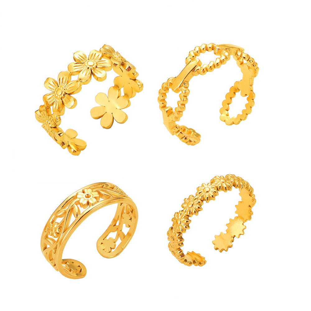 Damen Ring mit geschwungenem Design Shop Nory
