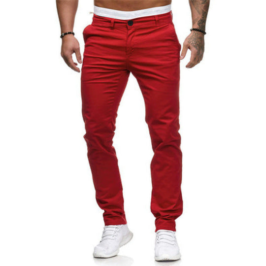Herren Chinohose Slim Fit modern