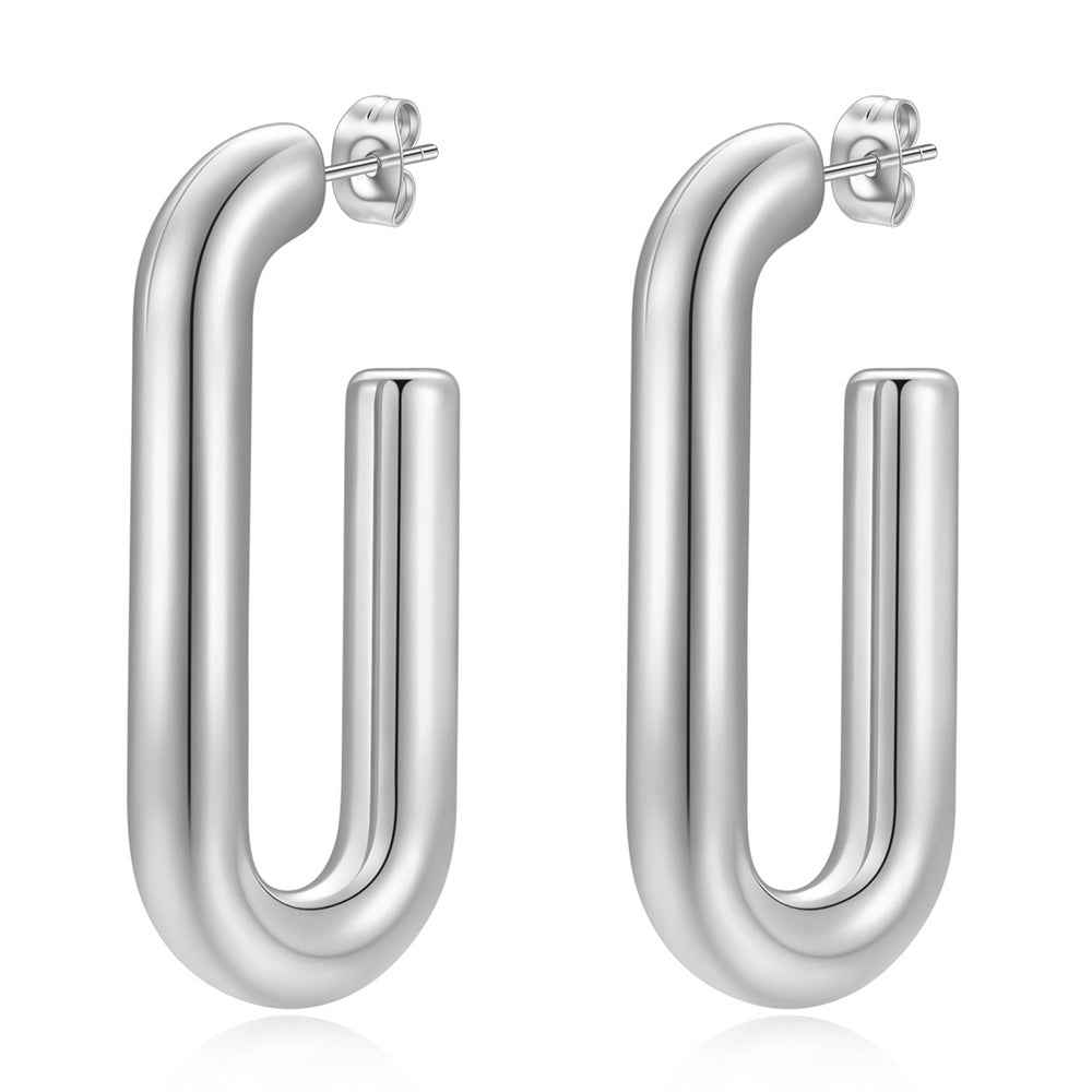 Damen Geometrische Ohrringe aus hochwertigem Edelstahl Shop Nory