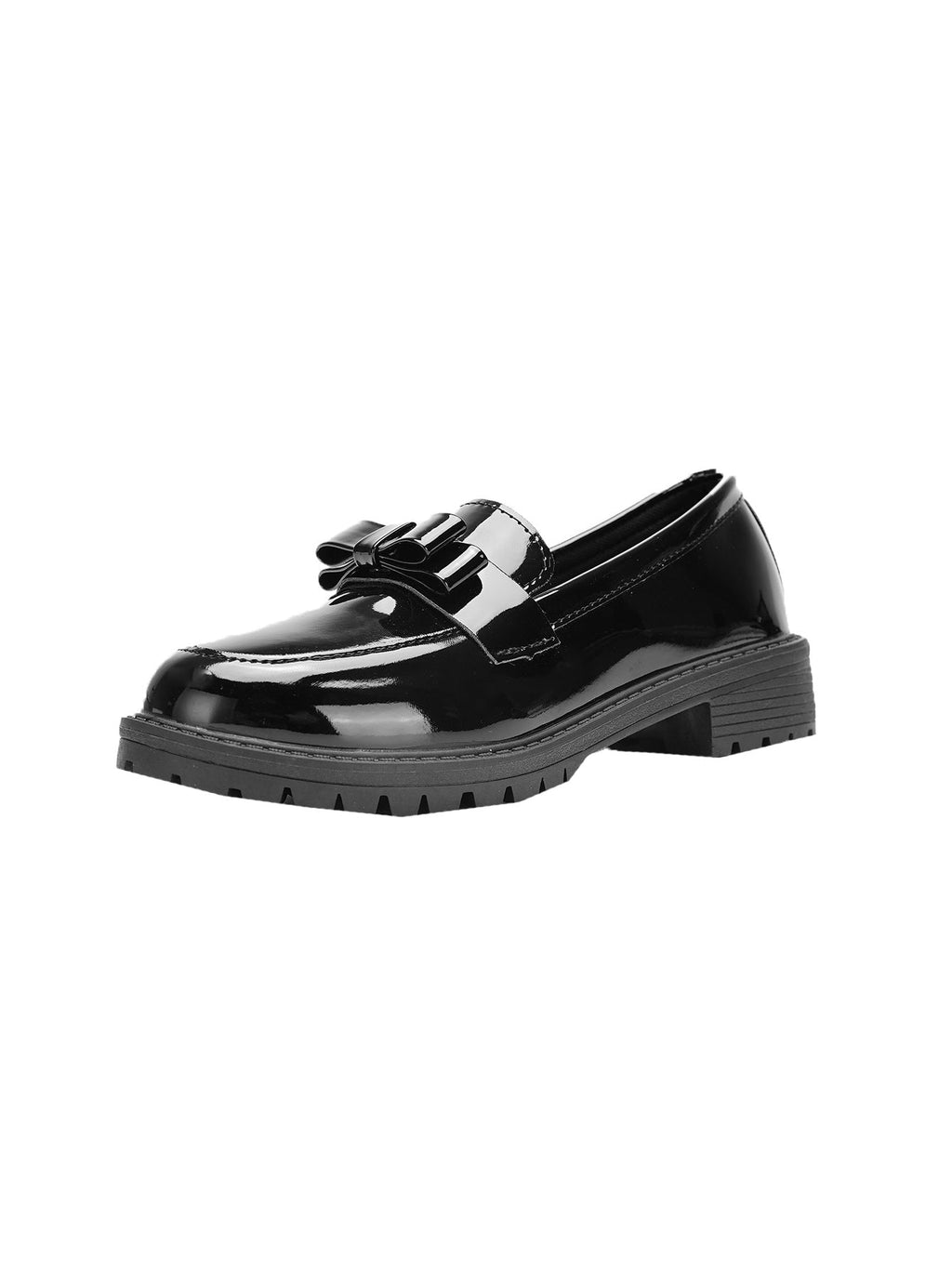 Damen Modische Loafers mit dekorativem Schleifchen