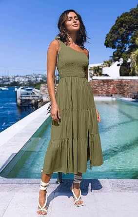 Damen Maxikleid mit ärmellosem Design und elastischem Bustier Shopnory