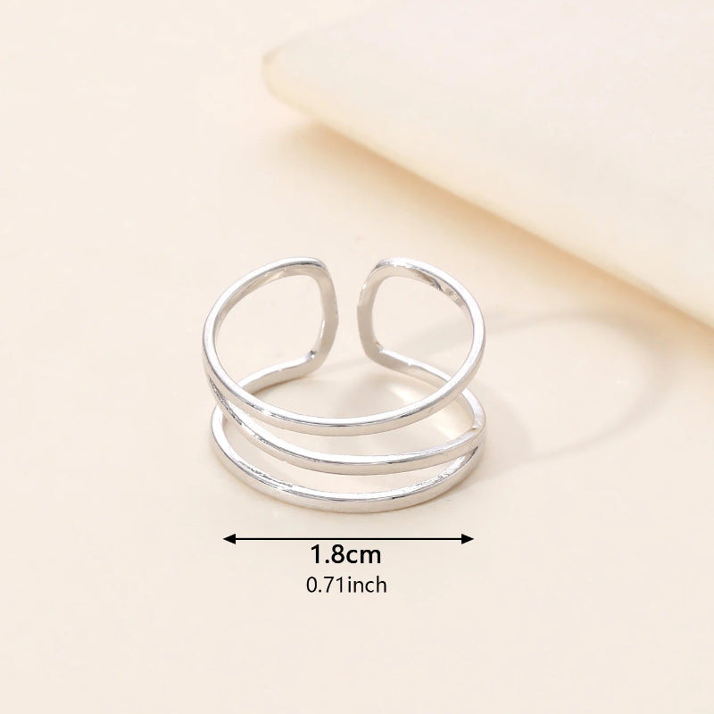 Damen Offener Ring mit stilvollem Design Shop Nory