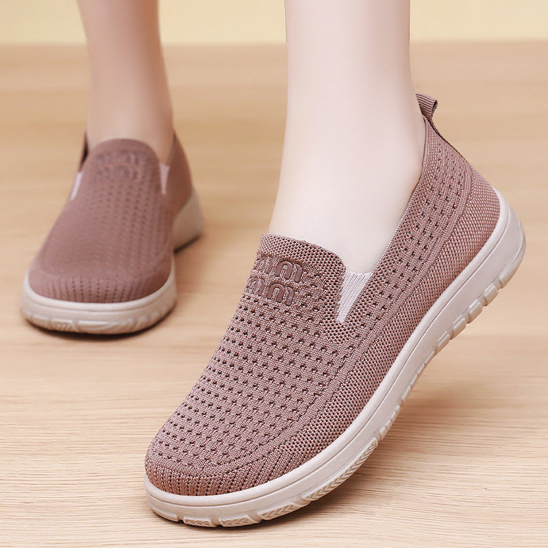 Damen nan nahtloser Strick-Slipper mit elastischem Einstieg und orthopädischer Memory-Fußbett-Stütze Shop Nory