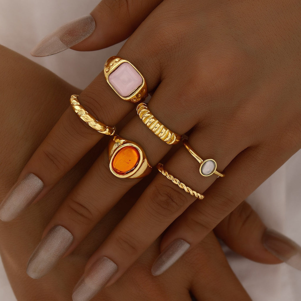 Damen Ring-Set mit modernen und einzigartigen Designs Shop Nory