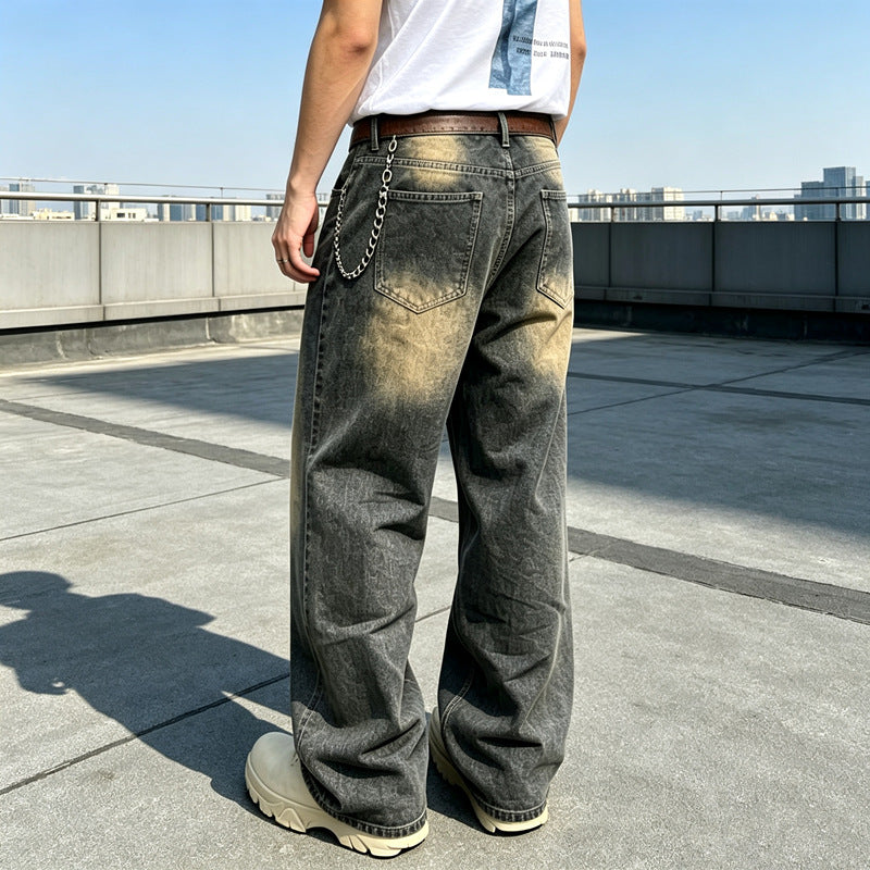 Herren Bequeme Weit geschnittene Jeans Shop Nory