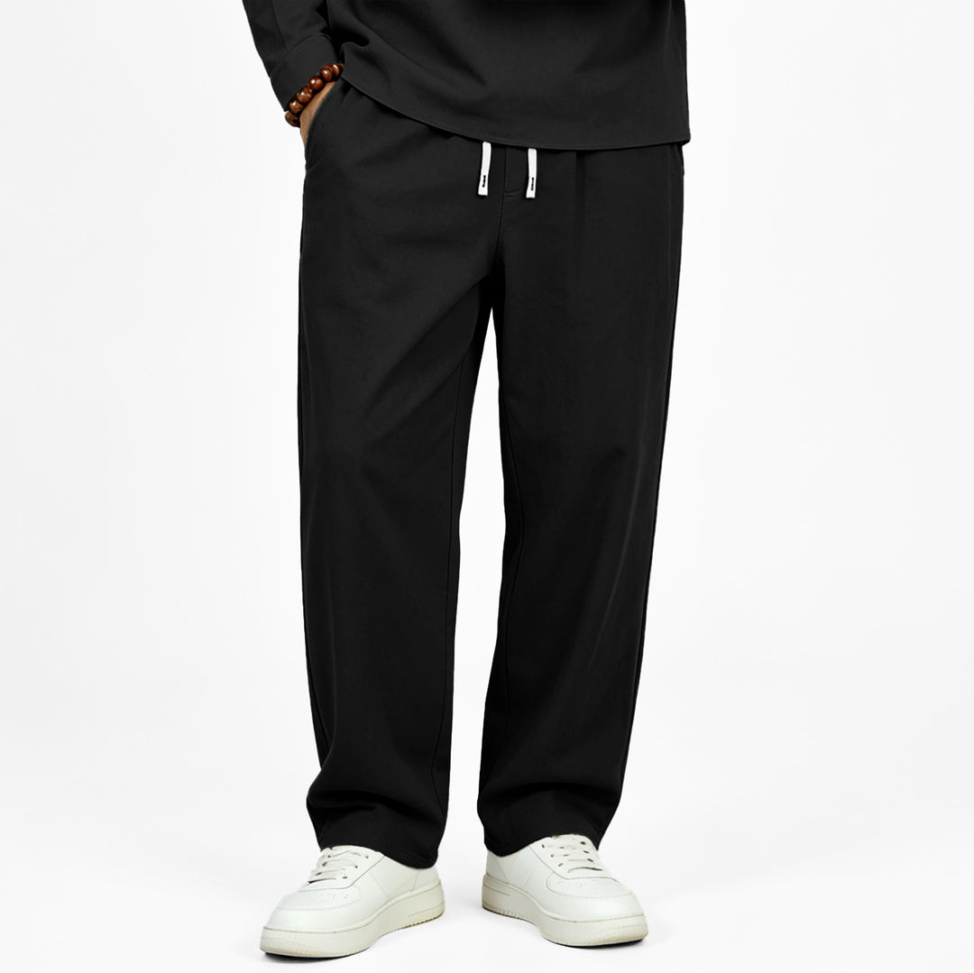 Herren Lässige Jogginghose mit Tunnelzug und geradem Schnitt Shop Nory