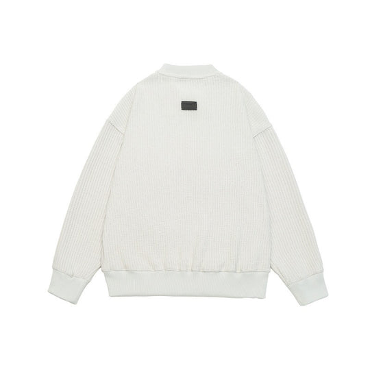 Unisex Boxy‑Strickpullover mit grober Rippenstruktur und Rundhalsausschnitt Shop Nory