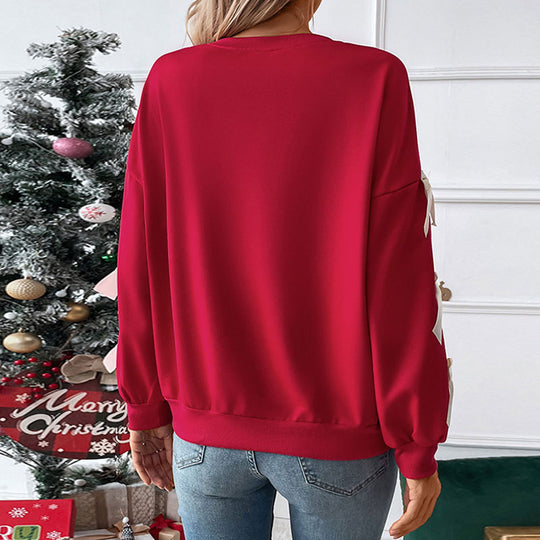 Damen Crop-Pullover mit Schleifen-Details Shop Nory