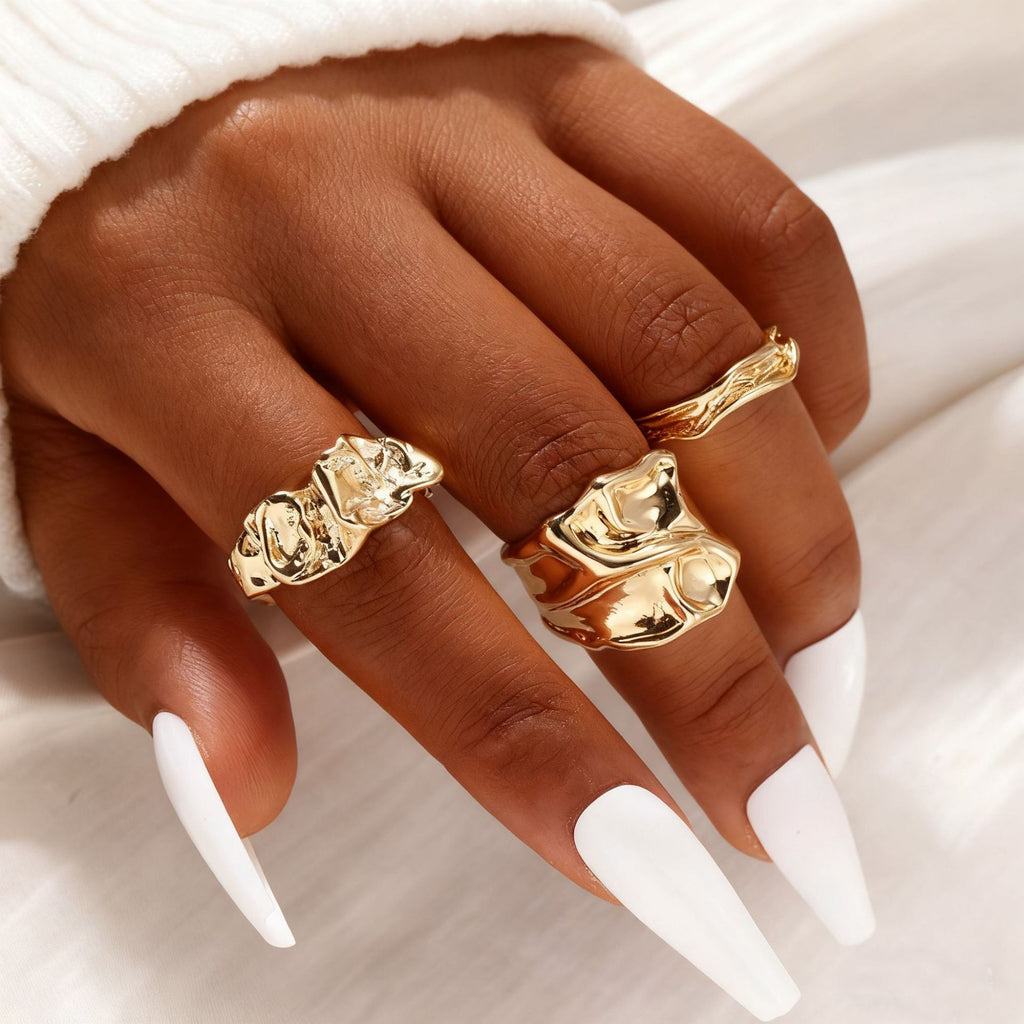 Damen Ring-Set mit kunstvollen und skulpturalen Designs Shop Nory