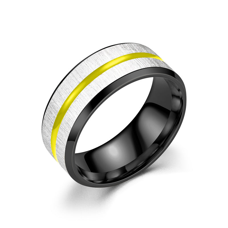 Herren Ring mit modernem Oberflächenfinish und eleganten Akzenten Shop Nory