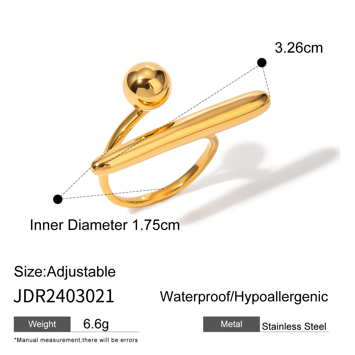 Damen Offener Ring aus Edelstahl mit modernem Knoten-Design Shop Nory