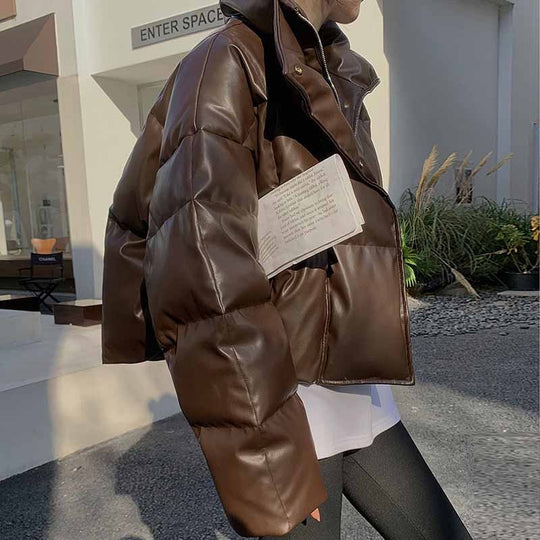 Damen Modische cropped Daunenjacke Shop Nory