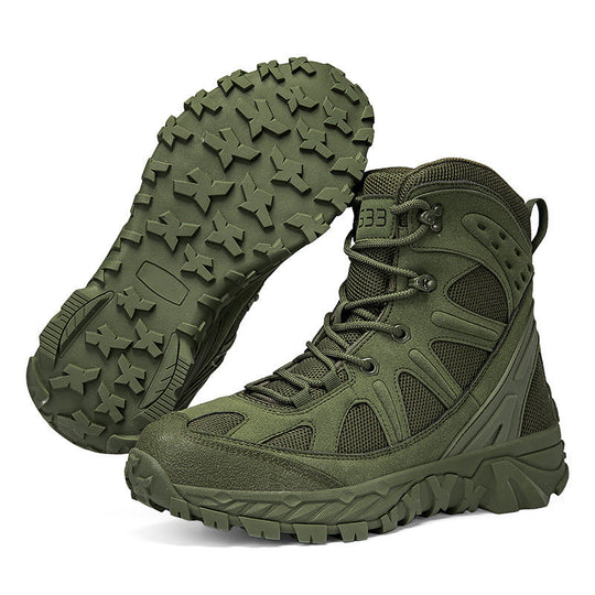 Damen Trekkingstiefel mit rutschfester Sohle und atmungsaktivem Obermaterial
