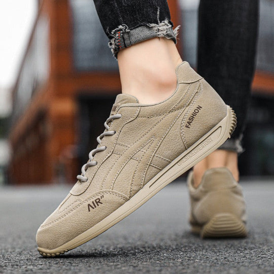 Damen Modische Sneakers mit hochwertiger Veloursleder-Oberfläche und rutschfester Sohle