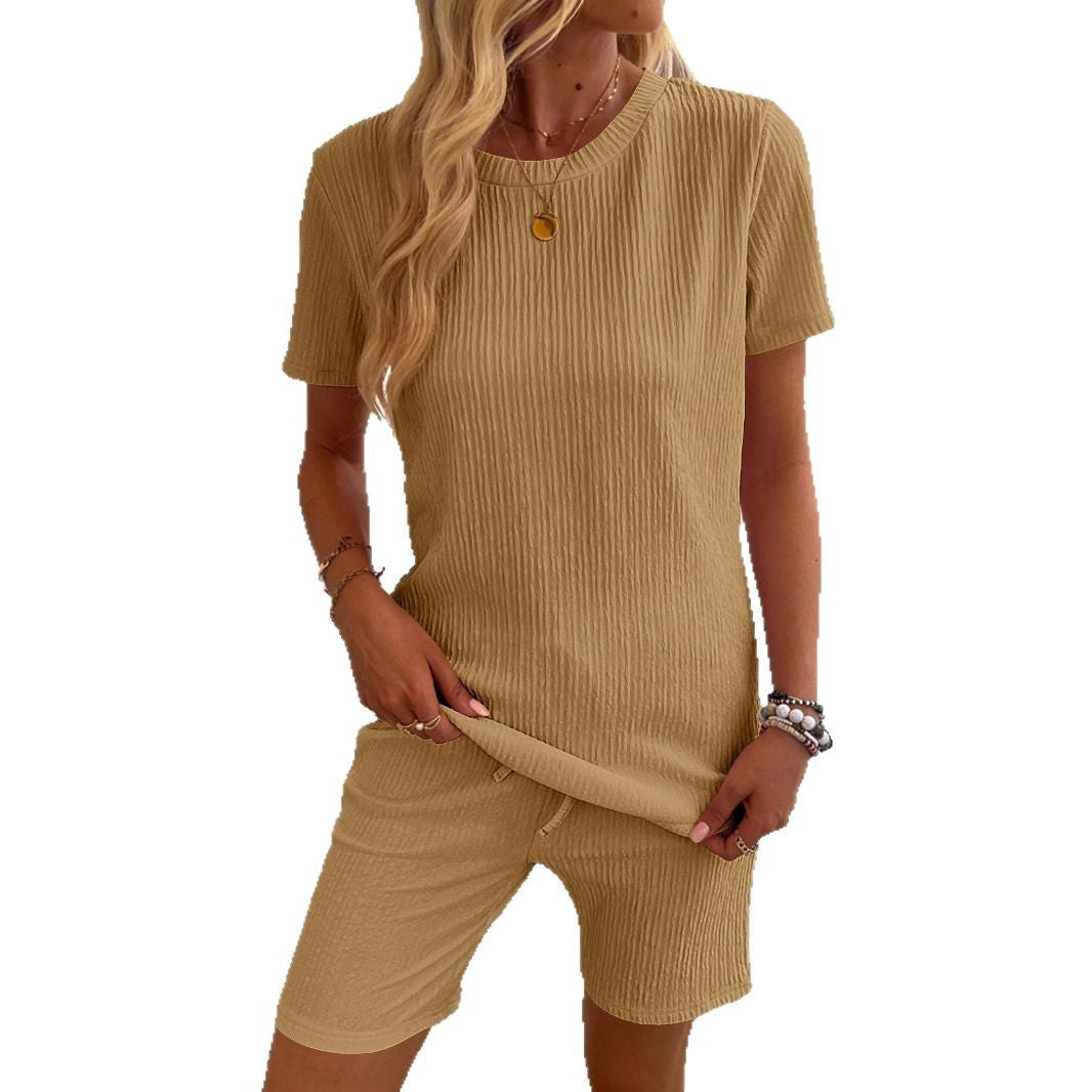 Damen Kurzarm Pyjamaanzug