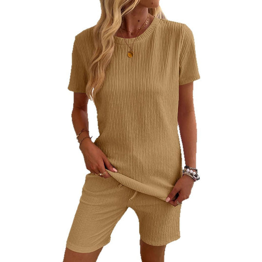 Damen Kurzarm Pyjamaanzug