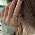 Damens Ring mit inspirierendem Schriftzug "Forever Love" Shop Nory