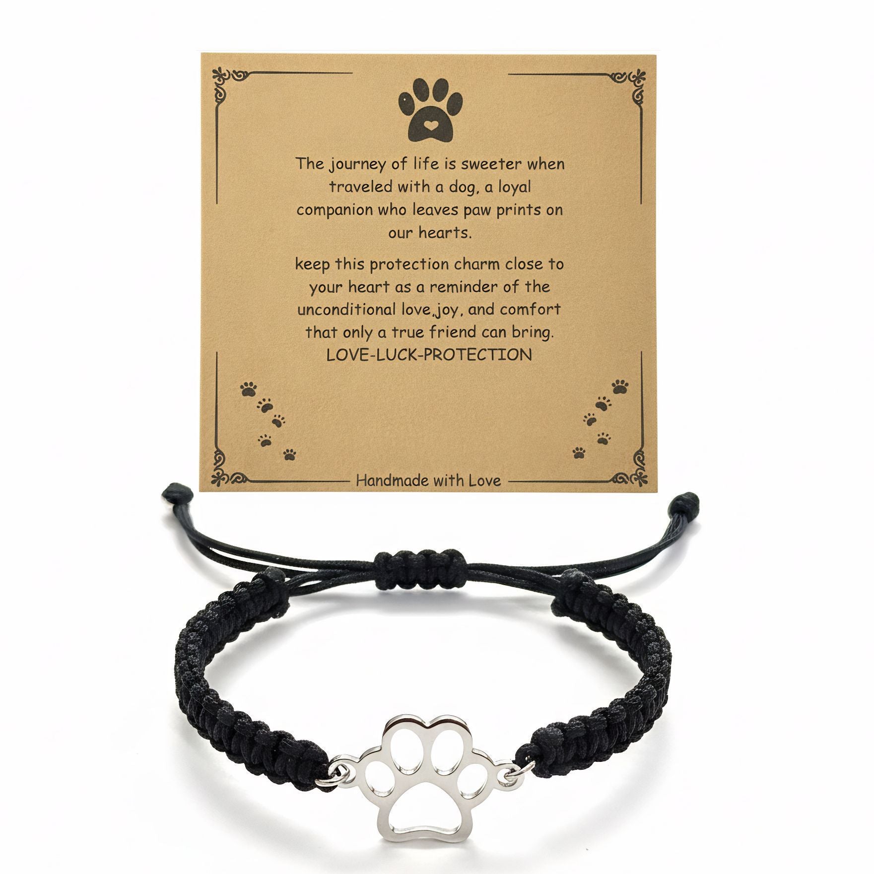 Damenarmband mit Pfotenmotiv Shop Nory