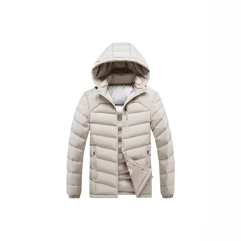 Herren Isolierte Steppjacke mit Kapuze und Thermoreflect-Innenfutter Shop Nory
