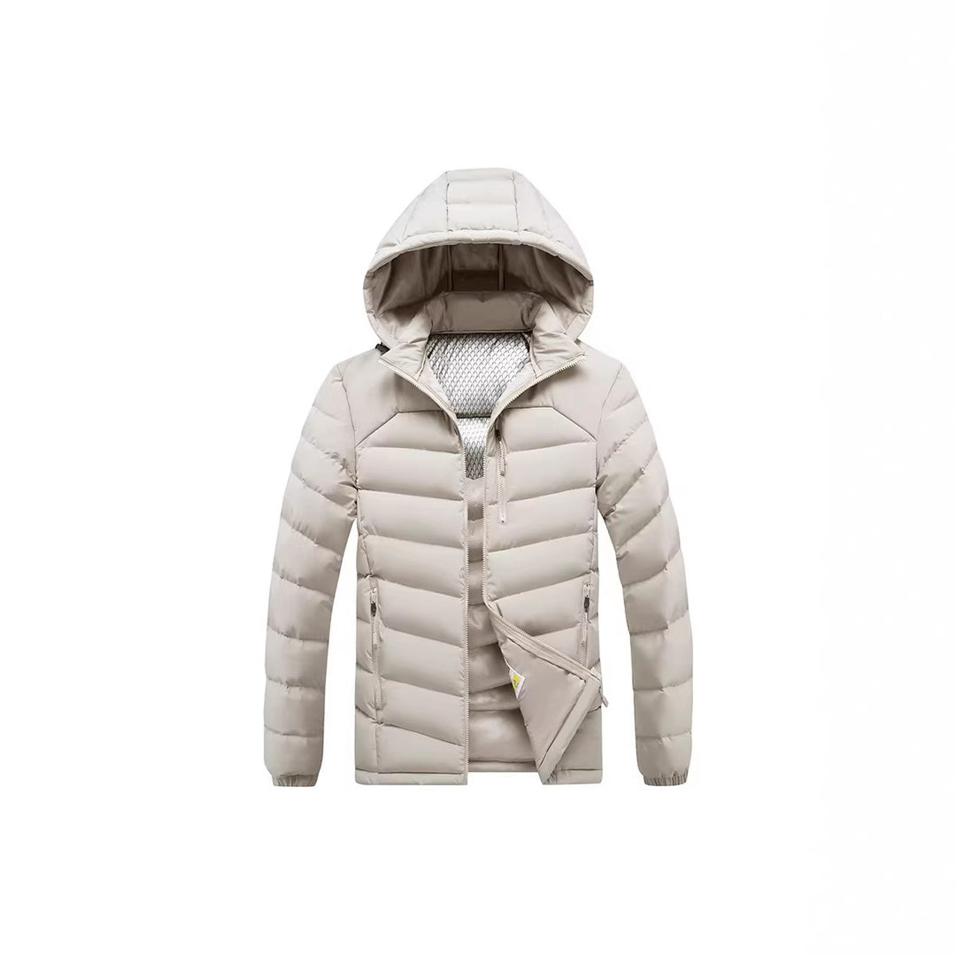 Herren Isolierte Steppjacke mit Kapuze und Thermoreflect-Innenfutter Shop Nory
