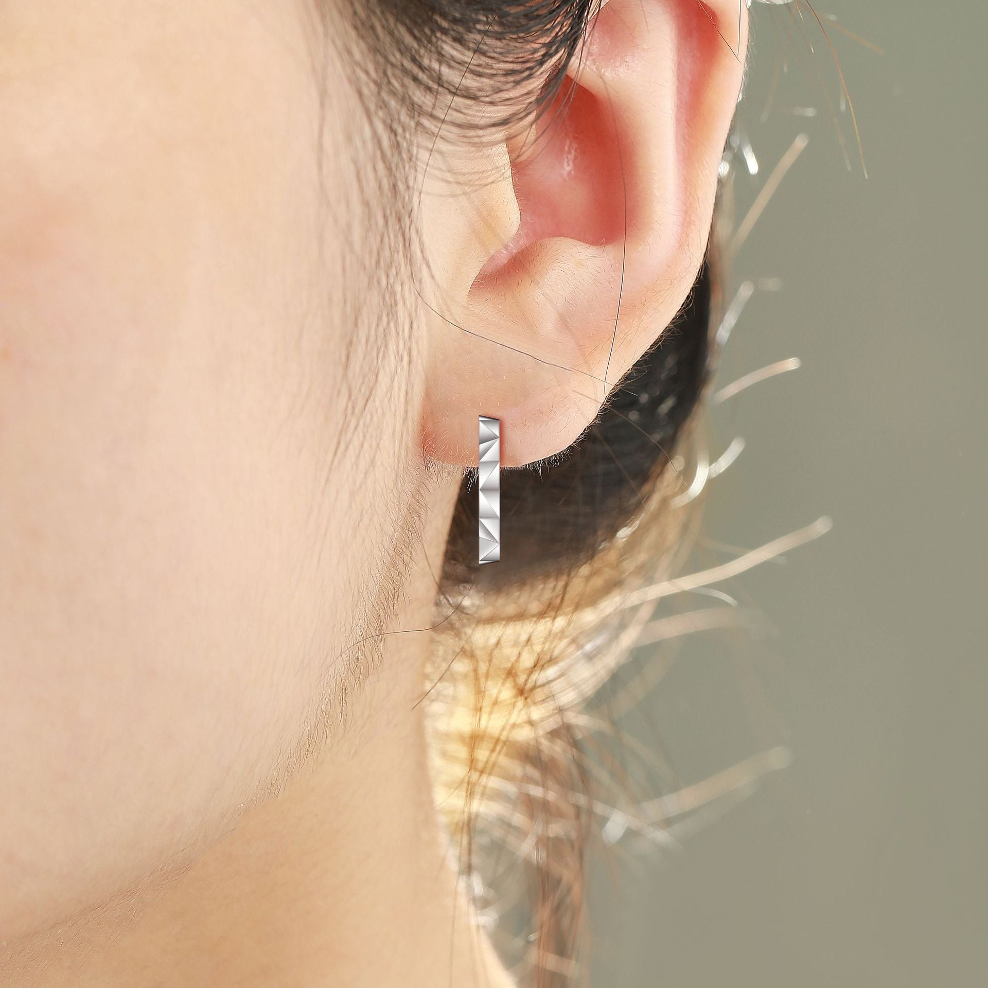 Damen Ohrstecker mit modernem geometrischem Design Shop Nory